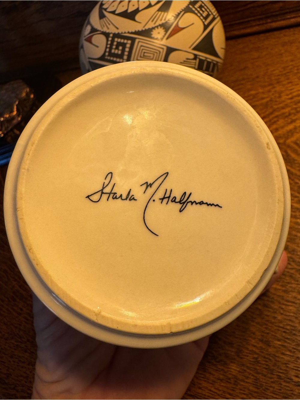 Anthropologie Floral Ceramic Mug - Initial B - Picture 3 of 4